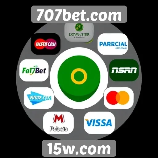Opções de pagamento disponíveis no site 707bet